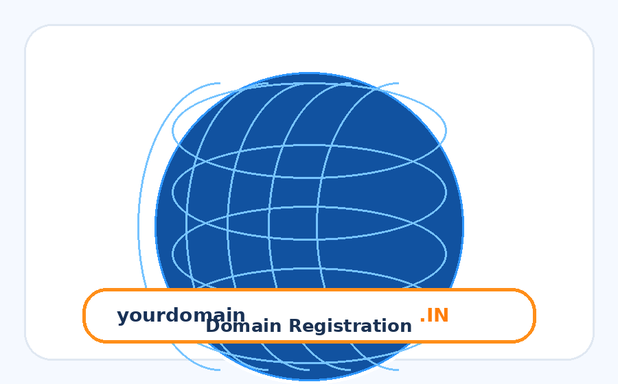 Domain registration service graphic